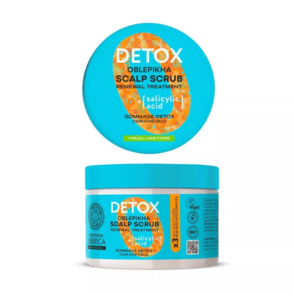 Natura Siberica Oblepikha Detoksikuojamasis šveitiklis su salicilo rūgštimi 300ml