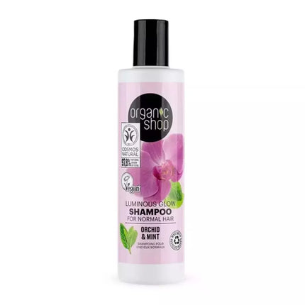 Organic Shop Natura Siberica Orchid & Mint Šampūnas Normaliems Plaukams 280ml