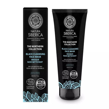 Natura Siberica Šiaurinė kolekcija Valomasis veidoPuttingas Black 60ml
