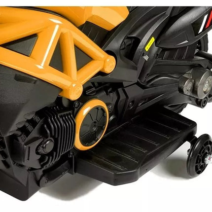 Elektrinis motociklas GTM1188, geltonas