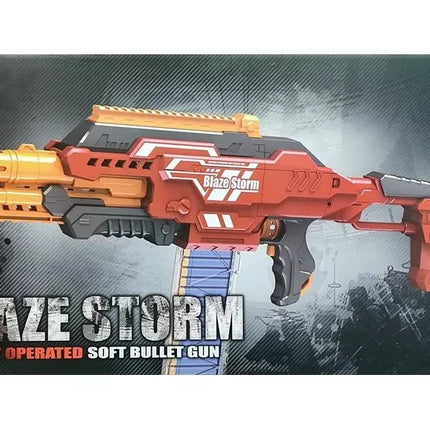 Šautuvas su putų kulkomis ir didele apkaba, 40 vnt.