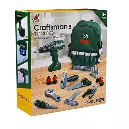 „Pasidaryk pats“ kuprinės įrankių rinkinys gręžimui