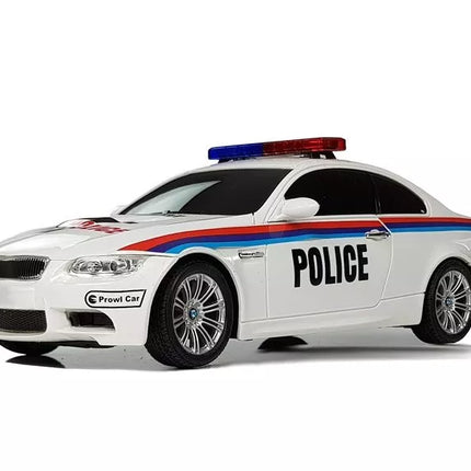 RC automobilis policijos 1:18 R/C