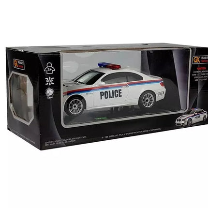RC automobilis policijos 1:18 R/C