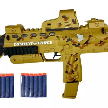 Karinis žaislų rinkinys, švelnių kulkų pistoletas MP7