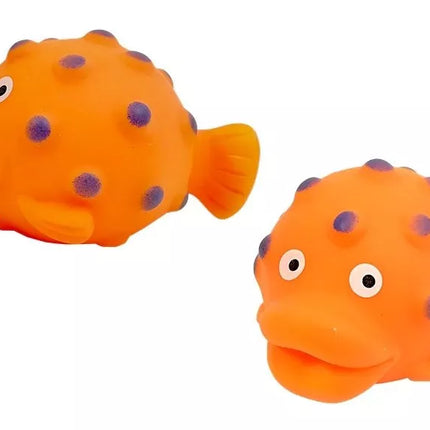 Didelis žaislinių žuvų rinkinys maudynėms + sietelis