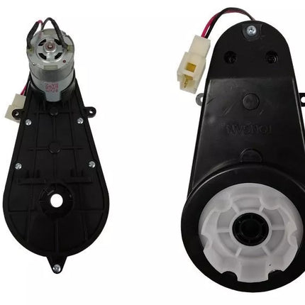 Motoras + pavarų dėžė 12V 12000 RPM