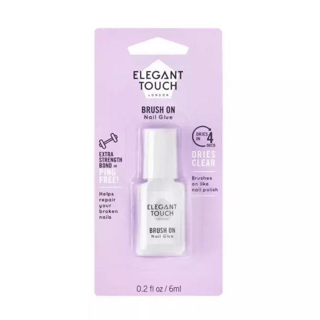 ELEGANT TOUCH Nagų klijai su teptuku