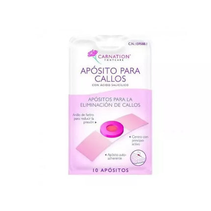 Gvazdikų nuospaudų pleistrai su salicilo rūgštimi, 10 vnt.