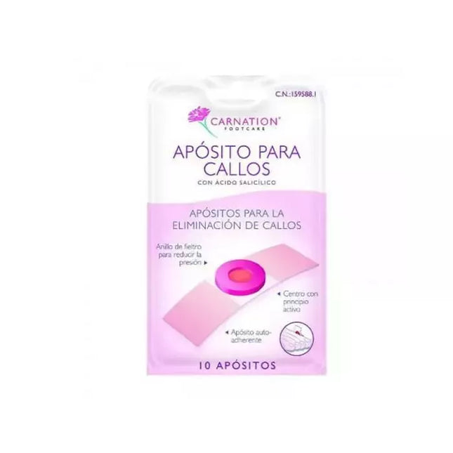 Gvazdikų nuospaudų pleistrai su salicilo rūgštimi, 10 vnt.