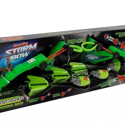 Lanko rinkinys su 3 strėlėmis, sportinis, žalias, 58 cm