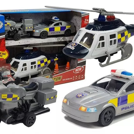 Policijos rinkinys su šviesomis ir garsu