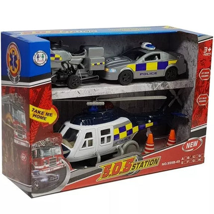 Policijos rinkinys su šviesomis ir garsu