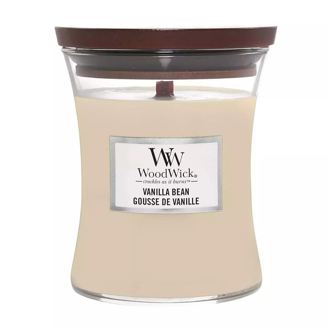 Woodwick Vanilės pupelių kvapioji žvakė 275g