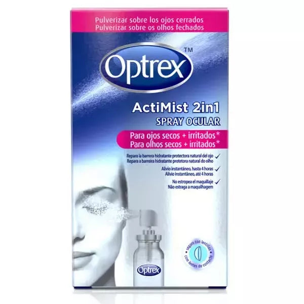 Optrex ActiMist 2in1 Akiems Nuovargis + Diskomfortas Purškalas 10ml