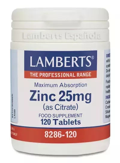 Lamberts Cinko Citratas 25 mg 120 kaps.