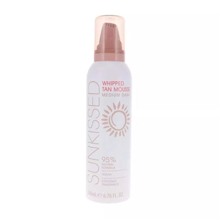 Sunkissed lengvai putojantis savaime įdegio putų putėsiai vidutiniškai tamsiai 200 ml purškalas