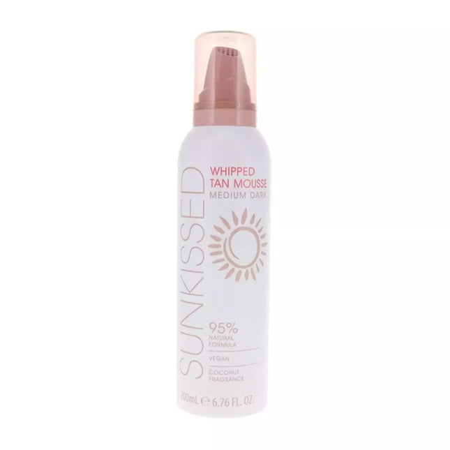 Sunkissed lengvai putojantis savaime įdegio putų putėsiai vidutiniškai tamsiai 200 ml purškalas