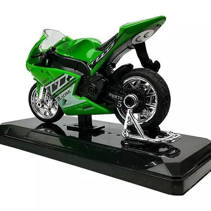 Sportinis motociklas su garsais 1:18 4 spalvos