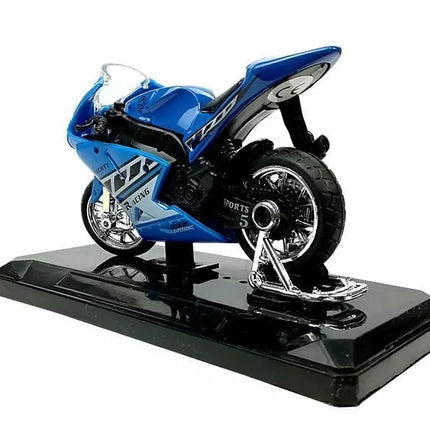 Sportinis motociklas su garsais 1:18 4 spalvos
