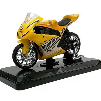 Sportinis motociklas su garsais 1:18 4 spalvos