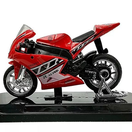Sportinis motociklas su garsais 1:18 4 spalvos