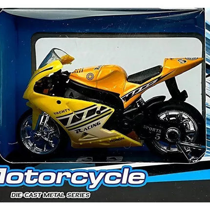 Sportinis motociklas su garsais 1:18 4 spalvos