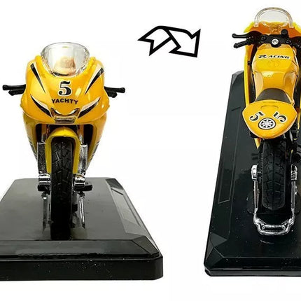 Sportinis motociklas su garsais 1:18 4 spalvos