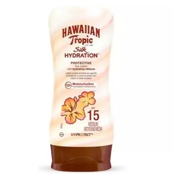 Hawaiian Tropic Silk Hydration Apsauginis Saulės Losjonas SPF15 180ml