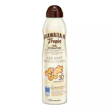 Hawaiian Tropic Silk Hydration Air Soft Purškiamasis Kremas nuo Saulės SPF30 177ml