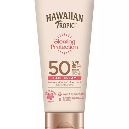 Hawaiian Tropic Glowing Protection veido kremas SPF50 50ml