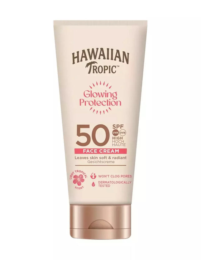 Hawaiian Tropic Glowing Protection veido kremas SPF50 50ml