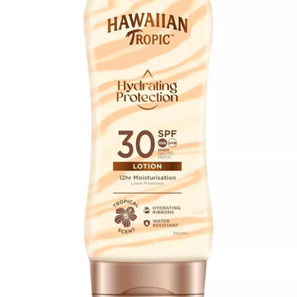 Hawaiian Tropic Šilkinė drėkinamoji apsauginė losjonas nuo saulės su SPF30, 180ml