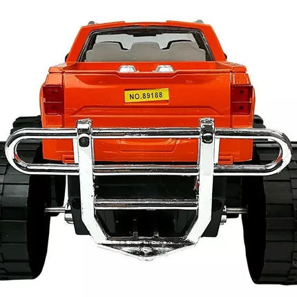 Transporto priemonių rinkinys Oranžinis visureigis Monstras Raudonas BMW Karavanas 58 cm