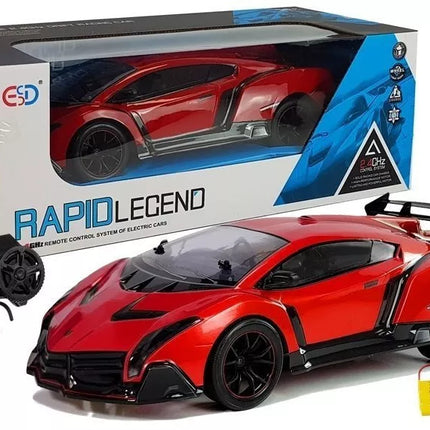 Nuotoliniu būdu valdomas sportinis automobilis