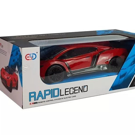 Nuotoliniu būdu valdomas sportinis automobilis