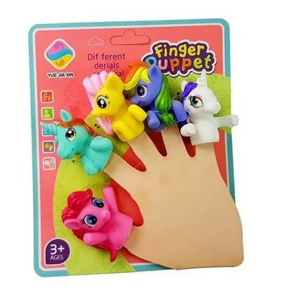 Pirštų pagalvėlės Vienaragiai 5 vnt.