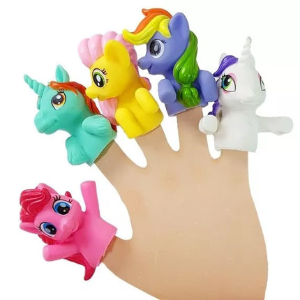 Pirštų pagalvėlės Vienaragiai 5 vnt.