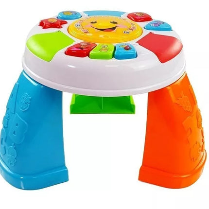 Edukacinis staliukas kūdikiui, spalvotas, su garsais