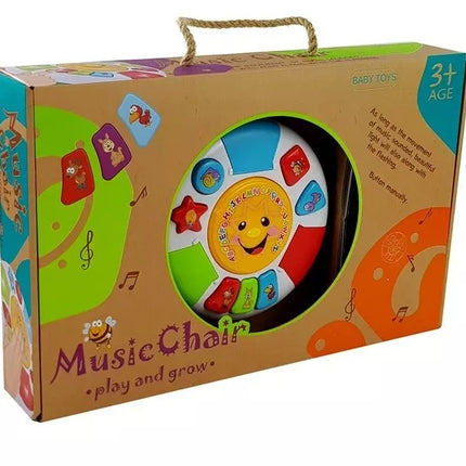 Edukacinis staliukas kūdikiui, spalvotas, su garsais