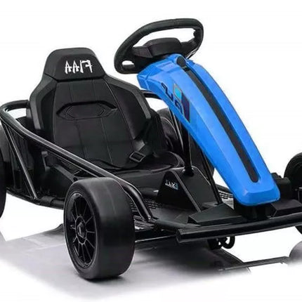 SX1968 Elektrinis pasivažinėjimo kartingas mėlynas