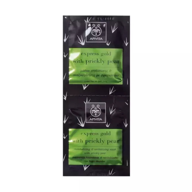 Apivita Drėkinanti ir atgaivinanti kaukė su opuncijomis 2x8ml