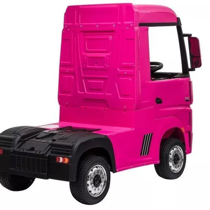 Akumuliatorinis automobilis Mercedes Actros Pink 4x4