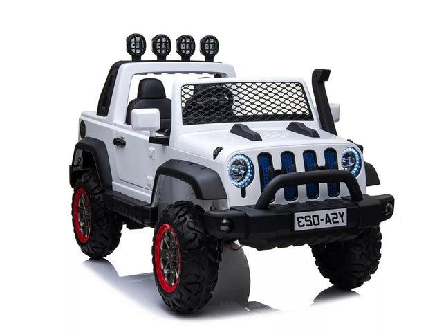 YSA023 Elektrinis vaikiškas automobilis baltas 24V