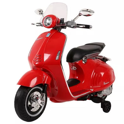 Raudonas elektrinis paspirtukas Vespa GTS 300