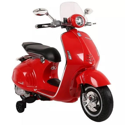 Raudonas elektrinis paspirtukas Vespa GTS 300
