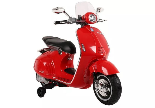 Raudonas elektrinis paspirtukas Vespa GTS 300