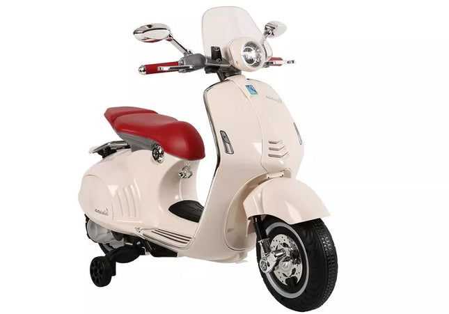 Baltas elektrinis paspirtukas Vespa GTS 300