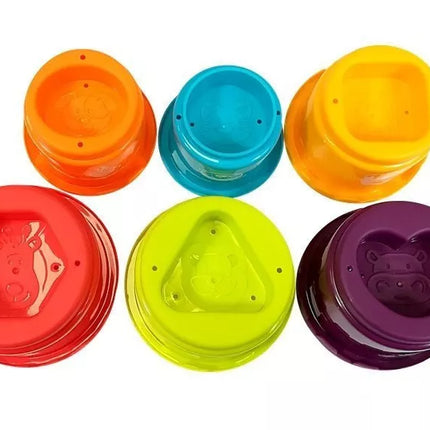 Edukacinis piramidės žaislas vaikams: statykite bokštą, rūšiuoklį, žaiskite vandenyje