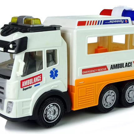 Greitosios pagalbos automobilio baterija, šviesos, garsai